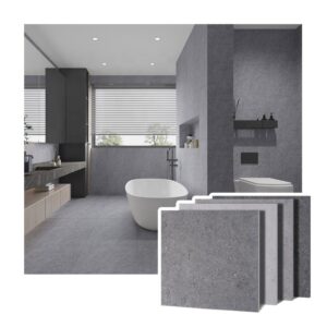 60×60 Gray Non-Slip Cement Ceramic Tiles for Rest room Partitions and Flooring